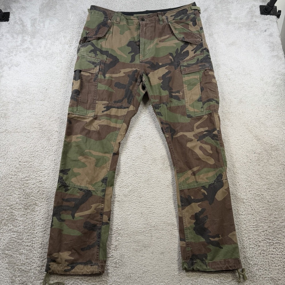 Polo Ralph Lauren Pant Men 33x30 (Fit 36x30) Cargo Camo Military Surplus Utility
